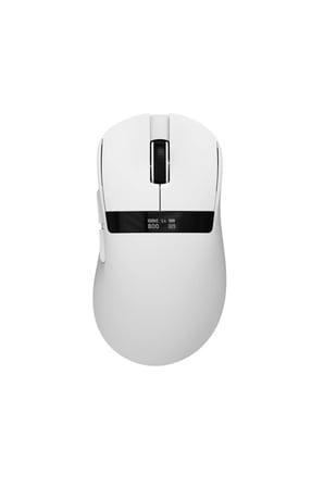 NJ08 V2 PAW3311 1000 Hz OLED Kablosuz Oyuncu Mouse Beyaz