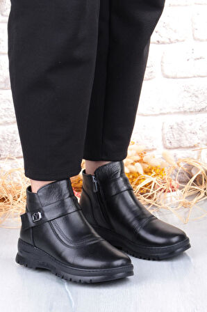 Pepita B002 Rahat Esnek Kaymaz Taban Yumuşak Hakiki Deri Kadın Bot