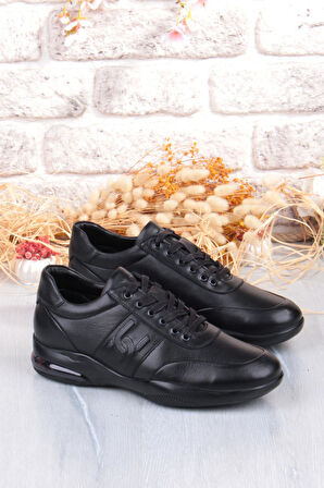 Pepita M337 Rahat Kauçuk Air Taban Taban Hakiki Deri Erkek Ayakkabı