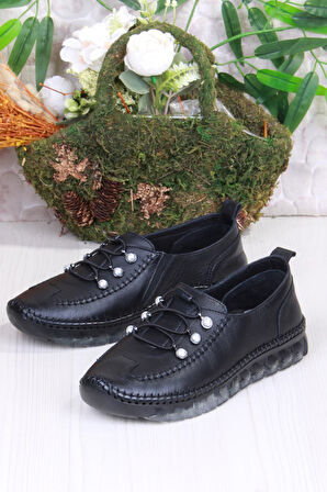 Pepita 429871 Anatomik Rahat Esnek Hakiki Deri Kadın Ayakkabı