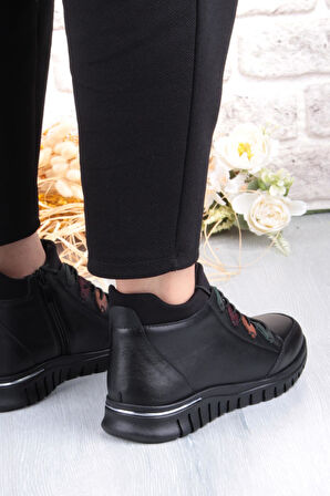 Pepita Z433 Rahat Esnek Kaymaz Taban Yumuşak Hakiki Deri Kadın Bot