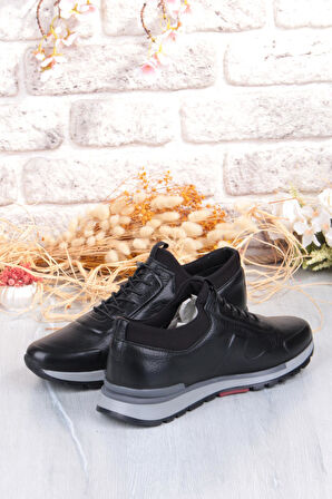 Pepita 5333 Rahat Lastikli Kauçuk Taban Hakiki Deri Erkek Ayakkabı