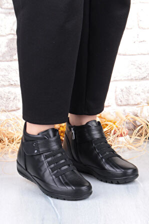 Pepita 7118 Rahat Esnek Kaymaz Taban Yumuşak Hakiki Deri Kadın Bot