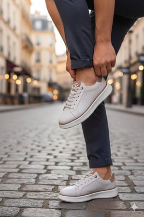 Pepita M643 Rahat Hafif Günlük Sneaker Hakiki Deri Erkek Ayakkabı