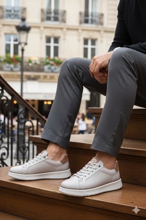 Pepita M643 Rahat Hafif Günlük Sneaker Hakiki Deri Erkek Ayakkabı