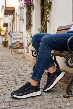 Pepita E274 Rahat Hafif Özel Tasarım Spor Sneaker Erkek Ayakkabı