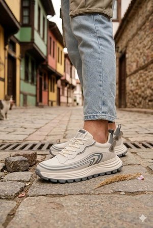 Pepita E274 Rahat Hafif Özel Tasarım Spor Sneaker Erkek Ayakkabı