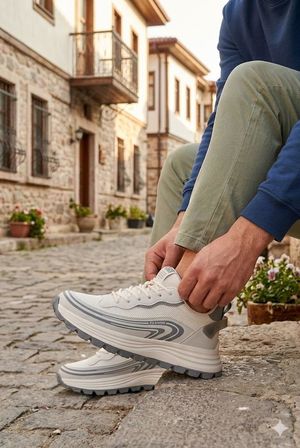 Pepita E274 Rahat Hafif Özel Tasarım Spor Sneaker Erkek Ayakkabı