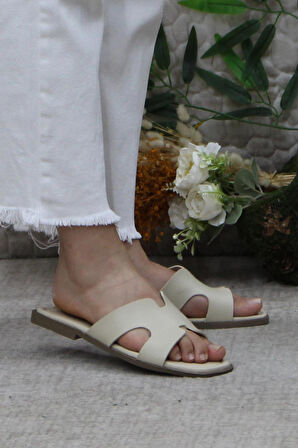 Fort 3563 Ten Zarif Şık Günlük Terlik Ev Terliği Kadın Terlik