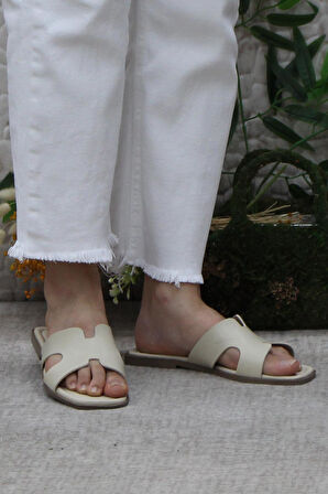 Fort 3563 Ten Zarif Şık Günlük Terlik Ev Terliği Kadın Terlik