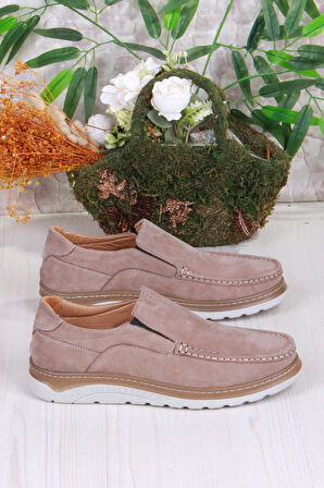 Mehmet Mete 4041 Carlo Nubuk Hafif Rahat Hakiki Deri Erkek Ayakkabı