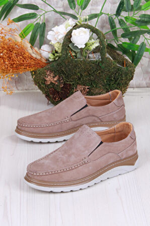 Mehmet Mete 4041 Carlo Nubuk Hafif Rahat Hakiki Deri Erkek Ayakkabı