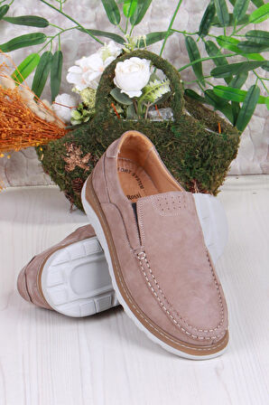 Mehmet Mete 4041 Carlo Nubuk Hafif Rahat Hakiki Deri Erkek Ayakkabı