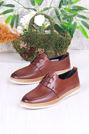 Mehmet Mete 4169 Bordolli Yumuşak Hafif İç Ve Dış Hakiki Deri Erkek Ayakkabı