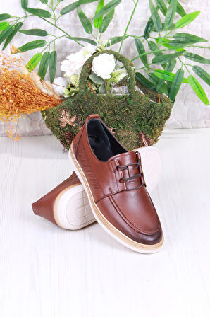 Mehmet Mete 4169 Bordolli Yumuşak Hafif İç Ve Dış Hakiki Deri Erkek Ayakkabı