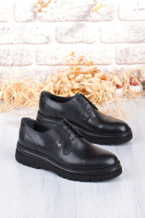 Mehmet Mete K1004 Rahat Hafif Eva Kalın Taban Hakiki Deri Erkek Ayakkabı