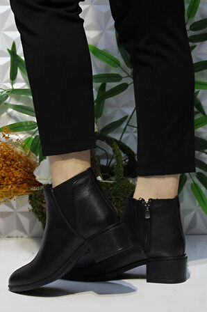 Mehmet Mete Frida 4205 Rahat Esnek Hakiki Deri Kadın Bot