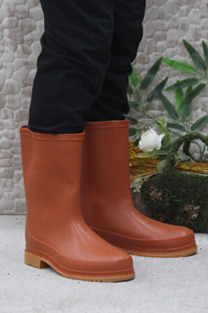 Fort Ulaş Su Geçirmez Soğuga Dayanıklı Kauçuk Kısa Konç Çizme Balıkçı Çiftci İnşaat Oto Yıkamacı Çizme