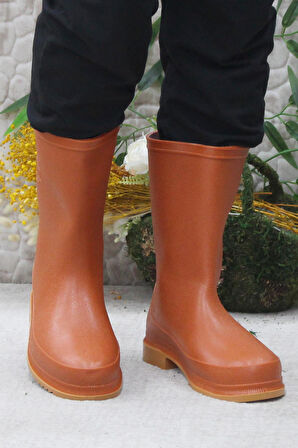 Fort Ulaş Su Geçirmez Soğuga Dayanıklı Kauçuk Kısa Konç Çizme Balıkçı Çiftci İnşaat Oto Yıkamacı Çizme