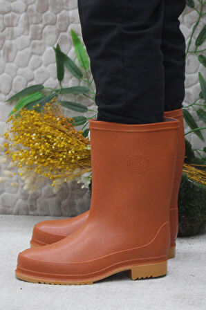 Fort Ulaş Su Geçirmez Soğuga Dayanıklı Kauçuk Kısa Konç Çizme Balıkçı Çiftci İnşaat Oto Yıkamacı Çizme