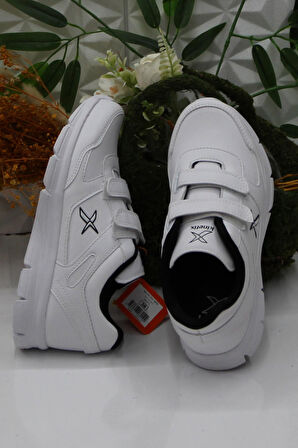 Kinetix Adun Pu Beyaz Rahat Orijinal Ürün Çırtlı Spor Ayakkabı