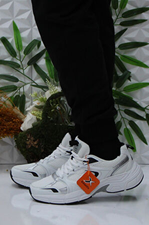 Kinetix Arlex Tx Beyaz Siyah Rahat Orijinal Ürün Erkek Spor Ayakkabı