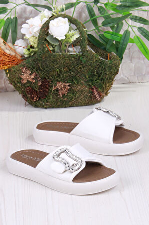 Fort 35033 Diva Comfort Taş Toka Detaylı Kadın Terlik