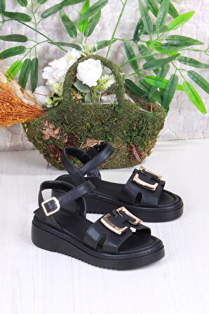 Fort 35611 Fancy Anatomik Rahat Toka Detaylı Kadın Sandalet