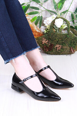 Fort 35697 Witty Rugan Şık Rahat Sivri Burun Kadın Babet