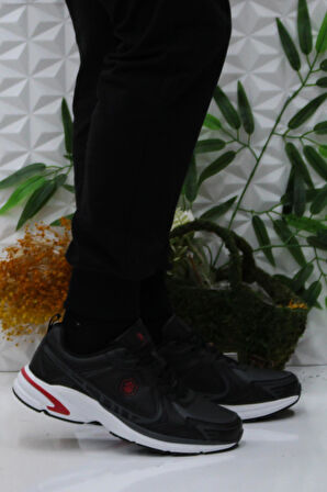 Lumberjack Tehan Siyah Kırmızı Rahat Orijinal Ürün Erkek Spor Ayakkabı