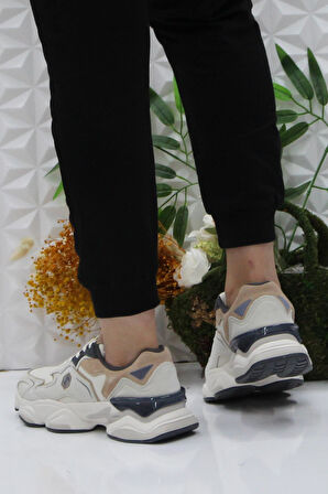 Lumberjack Madax Wmn Pu Bej Orijinal Ürün Sneaker Kadın Ayakkabı