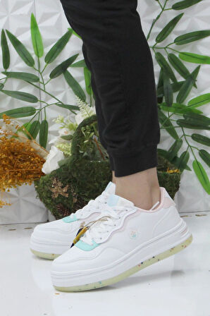 Lumberjack Harley Beyaz Rahat Orijinal Ürün Sneaker Kadın Ayakkabı