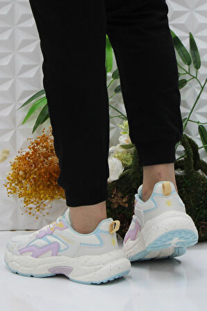 Lumberjack Fanto Kırık Beyaz Rahat Orijinal Ürün Sneaker Kadın Ayakkabı