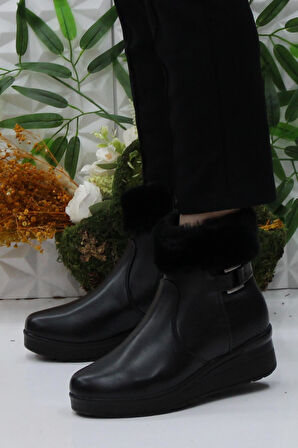 Polaris 166605 Siyah Comfort Rahat Orijinal Ürün Kadın Bot