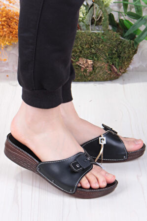 Pierre Cardin 7265 Anatomik Rahat Orijinal Ürün Tokalı Kadın Terlik