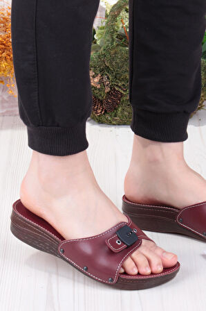 Pierre Cardin 7265 Anatomik Rahat Orijinal Ürün Tokalı Kadın Terlik