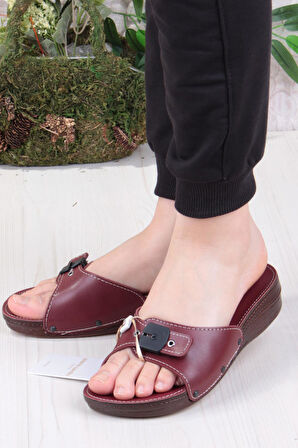 Pierre Cardin 7265 Anatomik Rahat Orijinal Ürün Tokalı Kadın Terlik