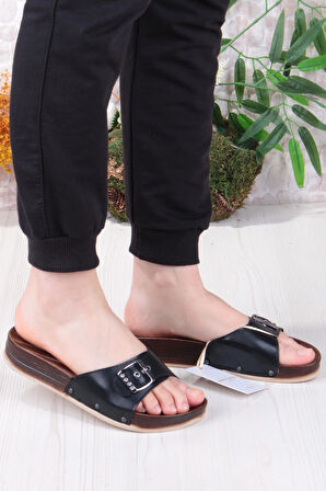 Pierre Cardin 7426 Anatomik Rahat Orijinal Ürün Tokalı Kadın Terlik