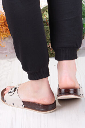 Pierre Cardin 7426 Anatomik Rahat Orijinal Ürün Tokalı Kadın Terlik