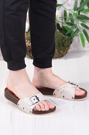 Pierre Cardin 7426 Anatomik Rahat Orijinal Ürün Tokalı Kadın Terlik