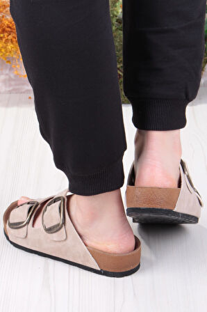 Pierre Cardin 7551 Anatomik Rahat Orijinal Ürün Çift Tokalı Kadın Terlik