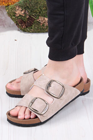 Pierre Cardin 7551 Anatomik Rahat Orijinal Ürün Çift Tokalı Kadın Terlik