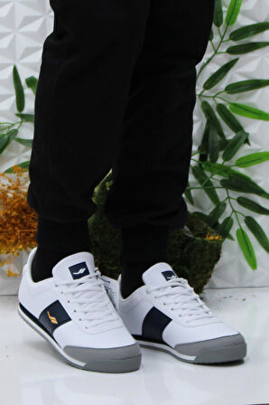 Lescon Flınt 3 Beyaz Lacivert Rahat Orijinal Ürün Spor Ayakkabı Sneaker Ayakkabı