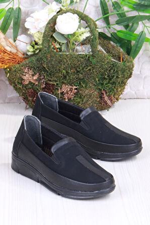 Fort 42213 Gnd Siyah Anatomik Rahat Kadın Ayakkabı