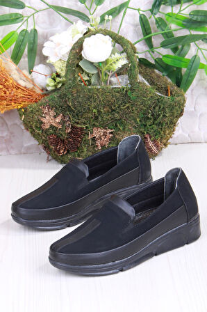 Fort 42213 Gnd Siyah Anatomik Rahat Kadın Ayakkabı