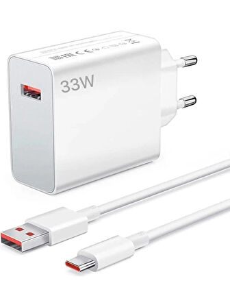La Modena Premium Samsung/Xaiomi / Oppo/Realme/Redmi Uyumlu Hızlı Şarj Aleti 33W Type-C