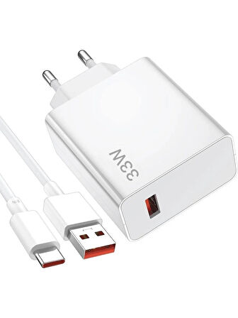La Modena Premium Samsung/Xaiomi / Oppo/Realme/Redmi Uyumlu Hızlı Şarj Aleti 33W Type-C
