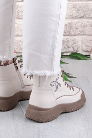 Guja Alexis Rahat Esnek Lastik Bağçıklı Fermuarlı Kadın Bot