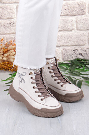 Guja Alexis Rahat Esnek Lastik Bağçıklı Fermuarlı Kadın Bot