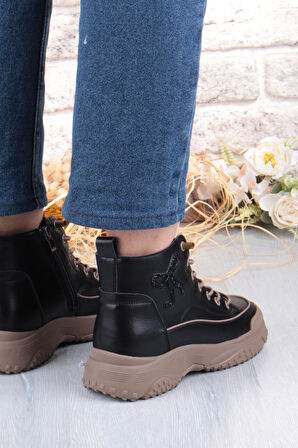 Guja Alexis Rahat Esnek Lastik Bağçıklı Fermuarlı Kadın Bot